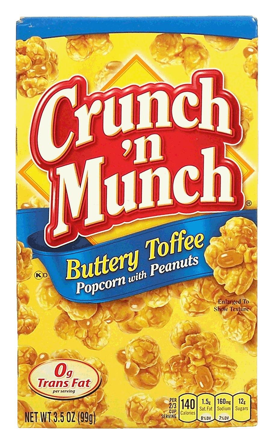 Crunch 'n Munch  butter toffee popcorn with peanuts Full-Size Picture